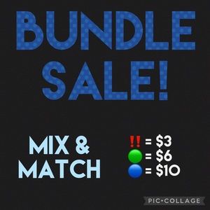 Mix & Match Bundle Sale ‼️🔵🟢